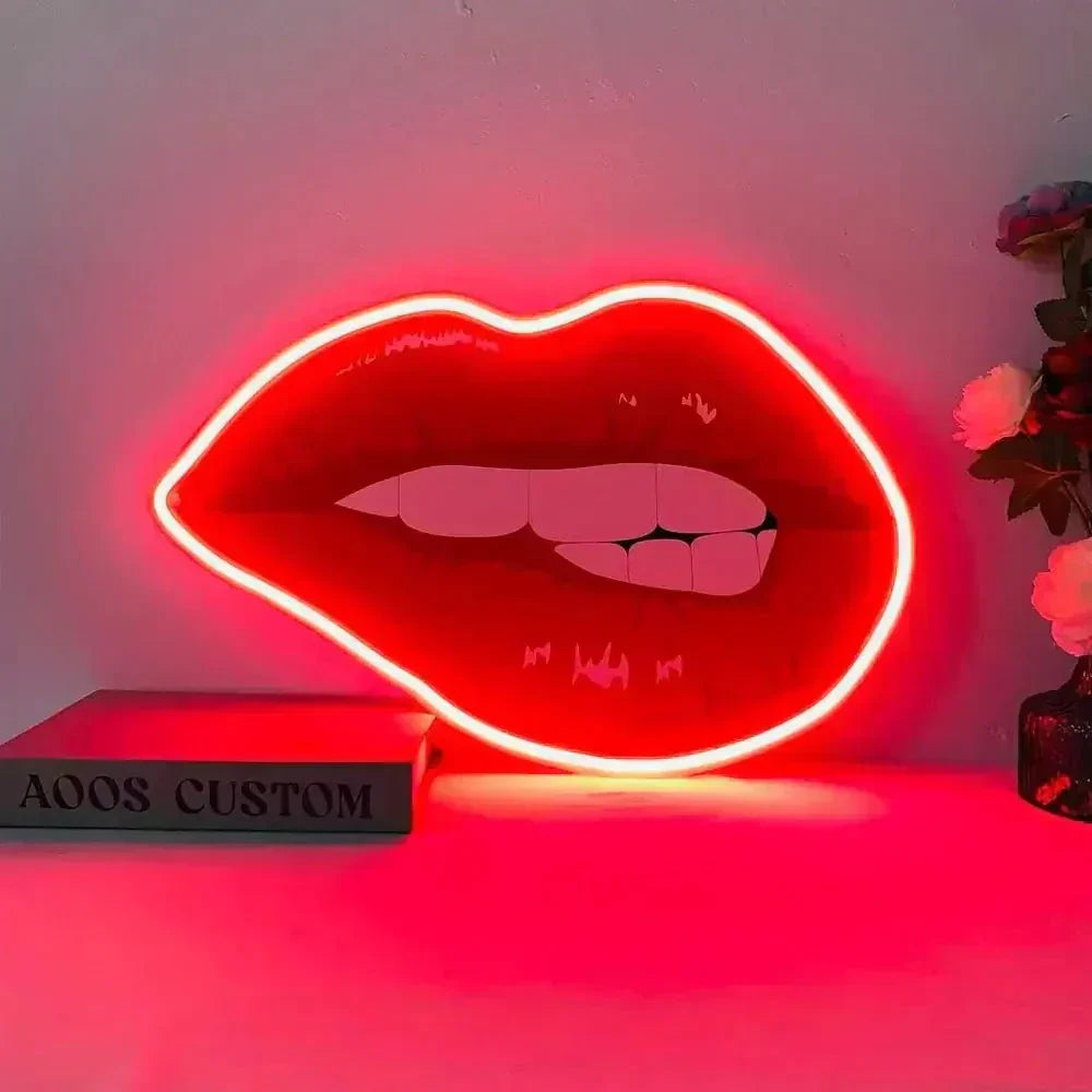 Biting Lips Neon Sign #memes #Anime #neon #neon sign #culture #art #design #art #modern art #modernsolution #decore #donaldduck # cactus jack #animate #cartoon #sexy #geisha #neon led art #neon sign #the neon edit #product #quality #modern vibes #art design #modernart #moderde